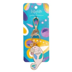 New The Dutiful Dugong Enamel Key Ring Enamel Key Rings