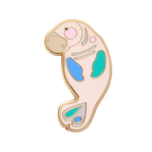 Fashion The Dutiful Dugong Enamel Pin Enamel Pins