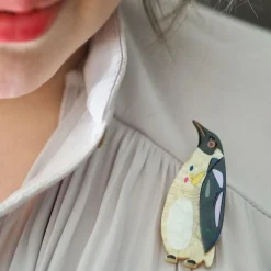 Sale The Emboldened Emperor Penguin Brooch Brooches