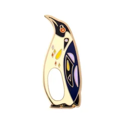 Clearance The Emboldened Emperor Penguin Enamel Pin Enamel Pins