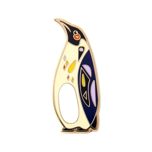 Clearance The Emboldened Emperor Penguin Enamel Pin Enamel Pins