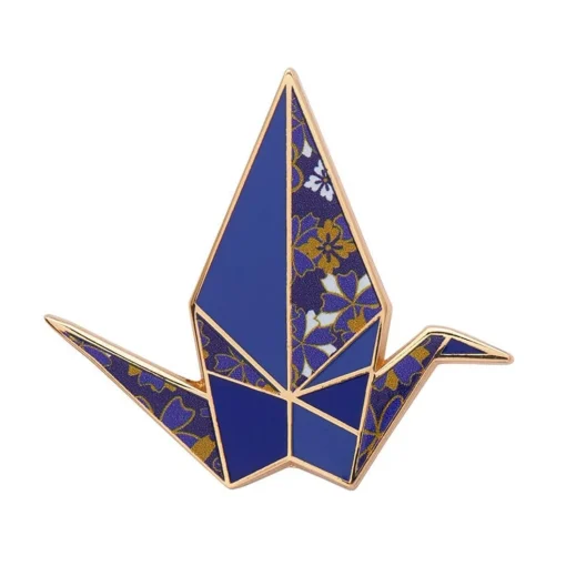 Best Sale The Fortunate Crane Enamel Pin Enamel Pins