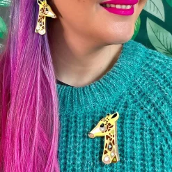 New The Genteel Giraffe Brooch Brooches