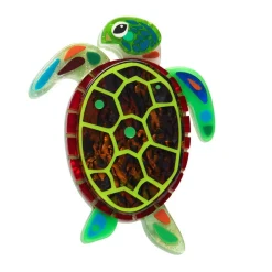 Cheap The Graceful Green Sea Turtle Brooch Brooches