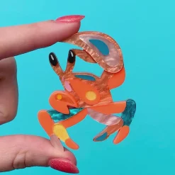 Outlet The Guarded Golden Ghost Crab Brooch Brooches