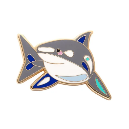 Store The Guileless Great White Shark Enamel Pin Enamel Pins