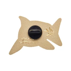 Store The Guileless Great White Shark Enamel Pin Enamel Pins