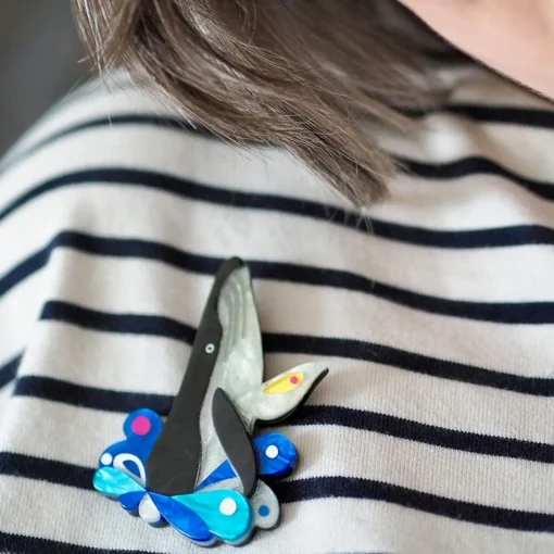 Store The Halcyon Humpback Whale Brooch Brooches