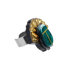 Fashion The Heart Of Egypt Scarab Ring Rings