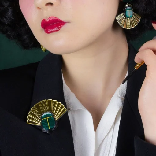 Cheap The Heart Of Egypt Scarab Brooch Brooches