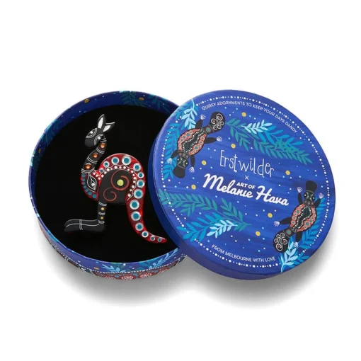 Fashion The Kangaroo 'Yuri' Brooch Brooches
