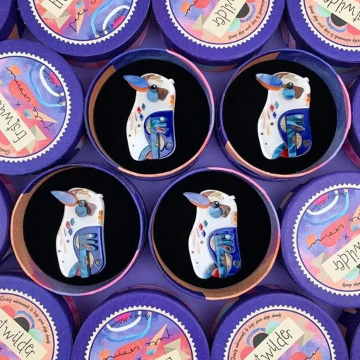 Store The Kempt Kookaburra Brooch Brooches
