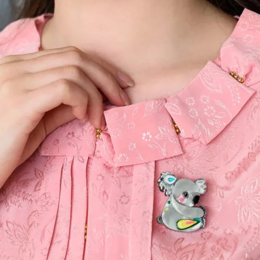 Fashion The Kuddly Koala Mini Brooch Brooches