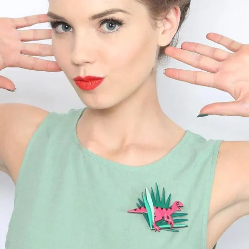 Store The Lone Raptor Brooch Brooches