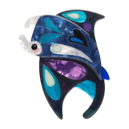 Hot The Mercurial Manta Ray Brooch Brooches