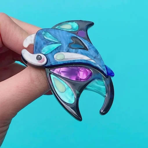 Hot The Mercurial Manta Ray Brooch Brooches
