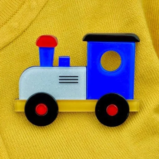 New The Nostalgia Express Train Brooch Brooches