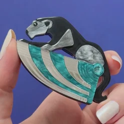 Clearance The Panther'S Embrace Brooch Brooches