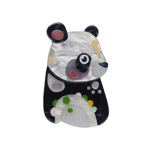 Cheap The Patient Panda Mini Brooch Brooches