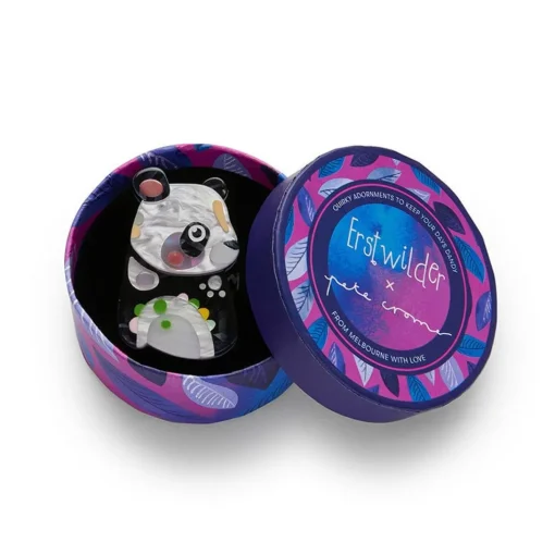Cheap The Patient Panda Mini Brooch Brooches