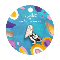 New The Perceptive Pelican Enamel Pin Enamel Pins