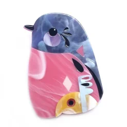 Discount The Perky Pink Robin Brooches