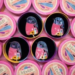 Discount The Perky Pink Robin Brooches