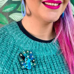 Hot The Picturesque Peacock Brooch Brooches