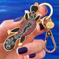 Flash Sale The Platypus 'Gugula' Key Ring Enamel Key Rings