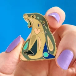 Cheap The Sage Sea Lion Enamel Pin Enamel Pins
