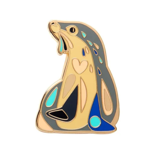 Cheap The Sage Sea Lion Enamel Pin Enamel Pins