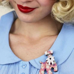 Clearance The Schnauzer And Klaus Brooch Brooches