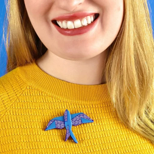 Cheap The Singing Swallow Brooch Brooches