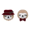 Flash Sale The Slothertons Double Brooch Brooches