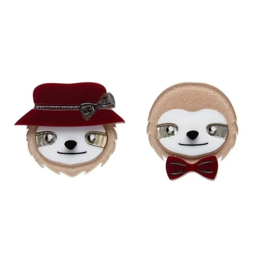 Flash Sale The Slothertons Double Brooch Brooches