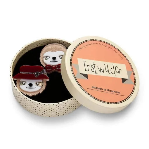 Flash Sale The Slothertons Double Brooch Brooches