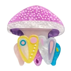 Cheap The Whimsical White Spotted Jellyfish Brooch Brooches