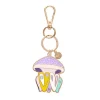 Store The Whimsical White Spotted Jellyfish Enamel Key Ring Enamel Key Rings