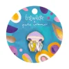 Shop The Whimsical White Spotted Jellyfish Enamel Pin Enamel Pins