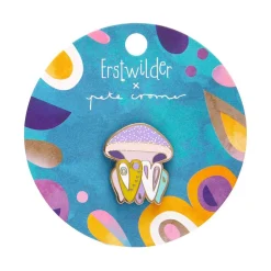 Shop The Whimsical White Spotted Jellyfish Enamel Pin Enamel Pins
