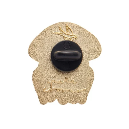 Shop The Whimsical White Spotted Jellyfish Enamel Pin Enamel Pins