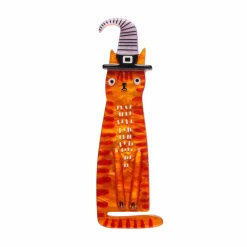 Best Sale The Whiskered Witch Brooch Brooches
