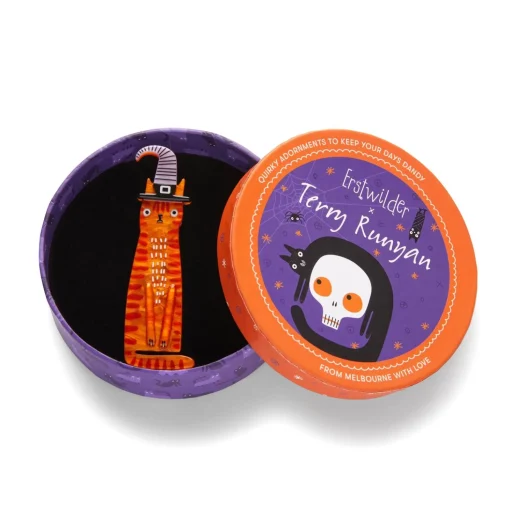 Best Sale The Whiskered Witch Brooch Brooches
