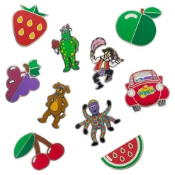 Flash Sale The Wiggles Enamel Pin Pack - 10 Piece Enamel Pins
