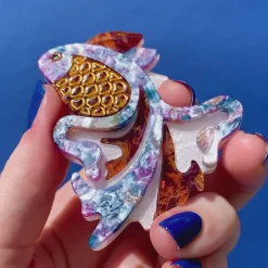 Store Thin Gold Wings Brooch Brooches