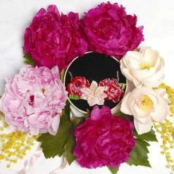 Shop Tickled Pink Flower Necklace (Small) Necklaces