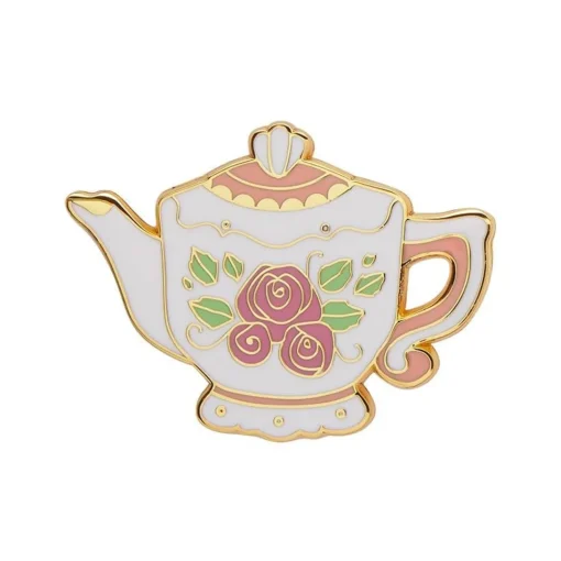 Shop Time For Tea Enamel Pin Set Enamel Pins
