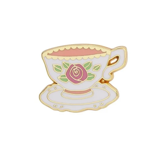 Shop Time For Tea Enamel Pin Set Enamel Pins