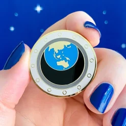 Clearance Tiny Blue Dot Enamel Pin Enamel Pins