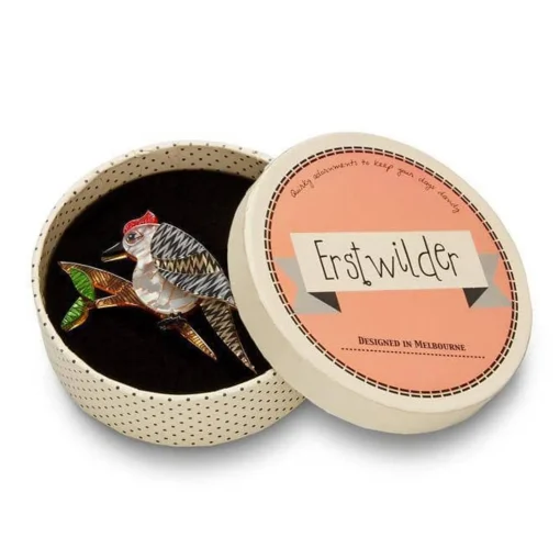 Hot Tori Tree Drummer Bird Brooch Brooches